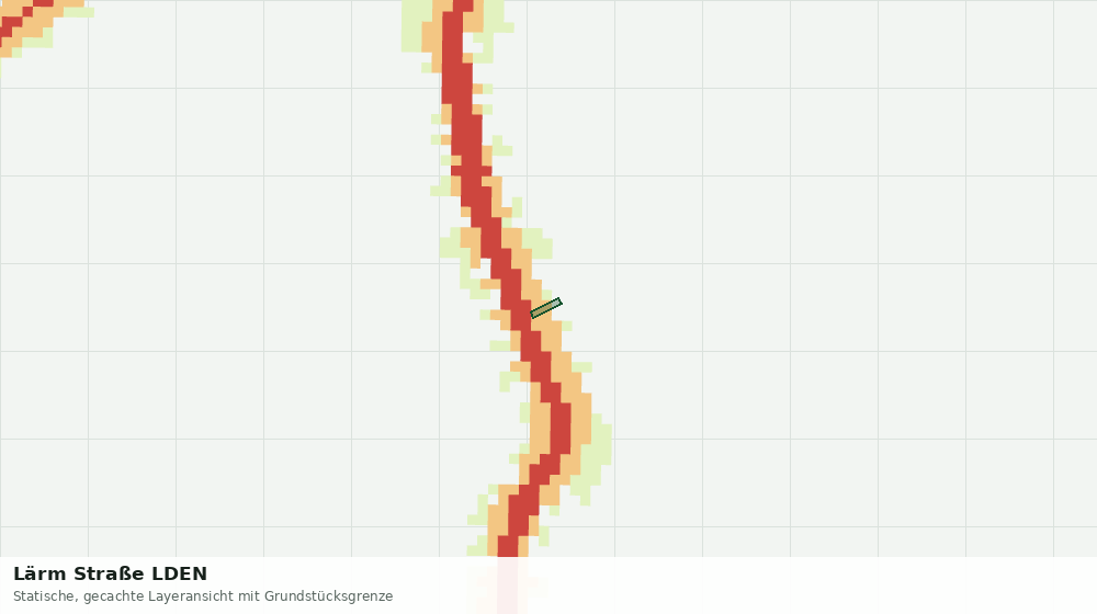 Statische Kartenansicht: Lärm Straße LDEN