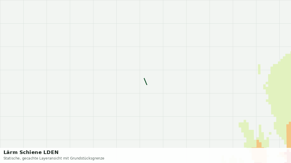 Statische Kartenansicht: Lärm Schiene LDEN