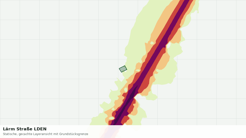 Statische Kartenansicht: Lärm Straße LDEN