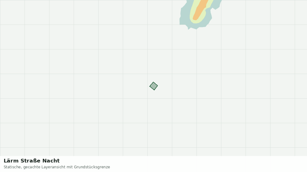 Statische Kartenansicht: Lärm Straße Nacht