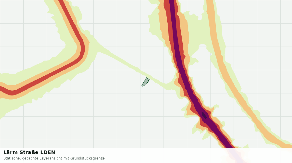 Statische Kartenansicht: Lärm Straße LDEN