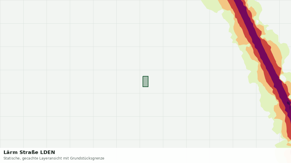Statische Kartenansicht: Lärm Straße LDEN