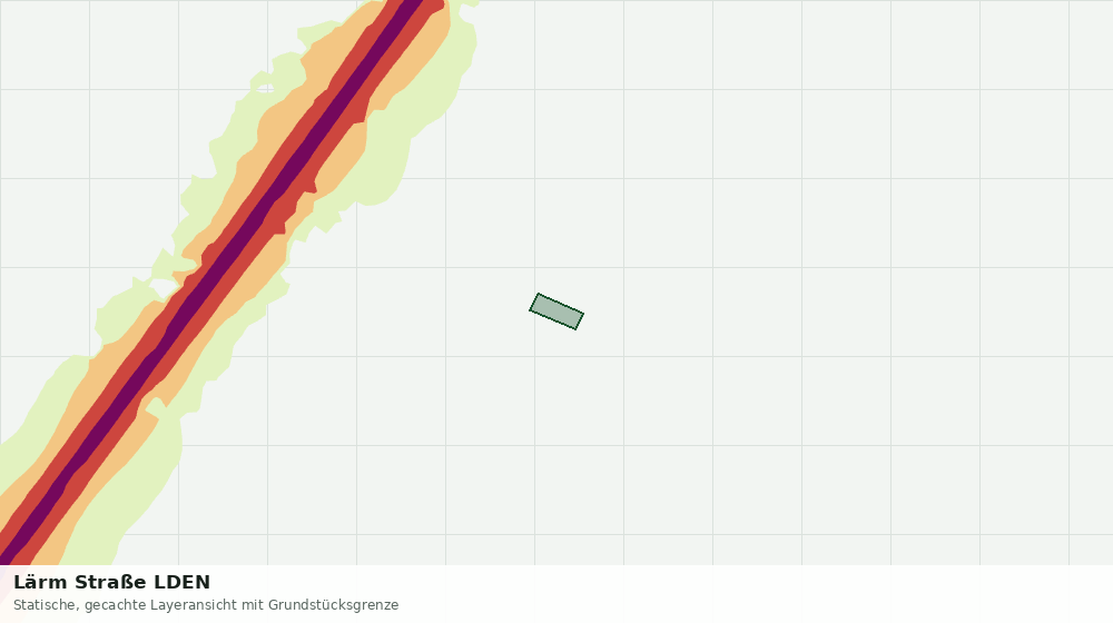 Statische Kartenansicht: Lärm Straße LDEN