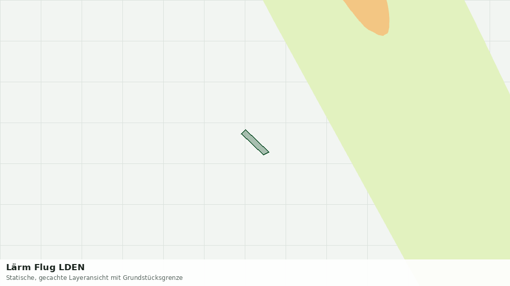 Statische Kartenansicht: Lärm Flug LDEN
