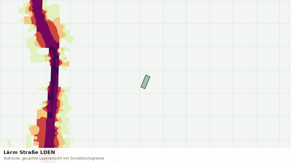 Statische Kartenansicht: Lärm Straße LDEN