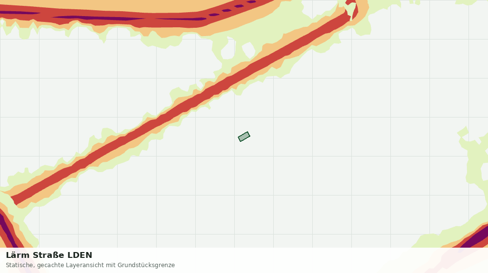 Statische Kartenansicht: Lärm Straße LDEN