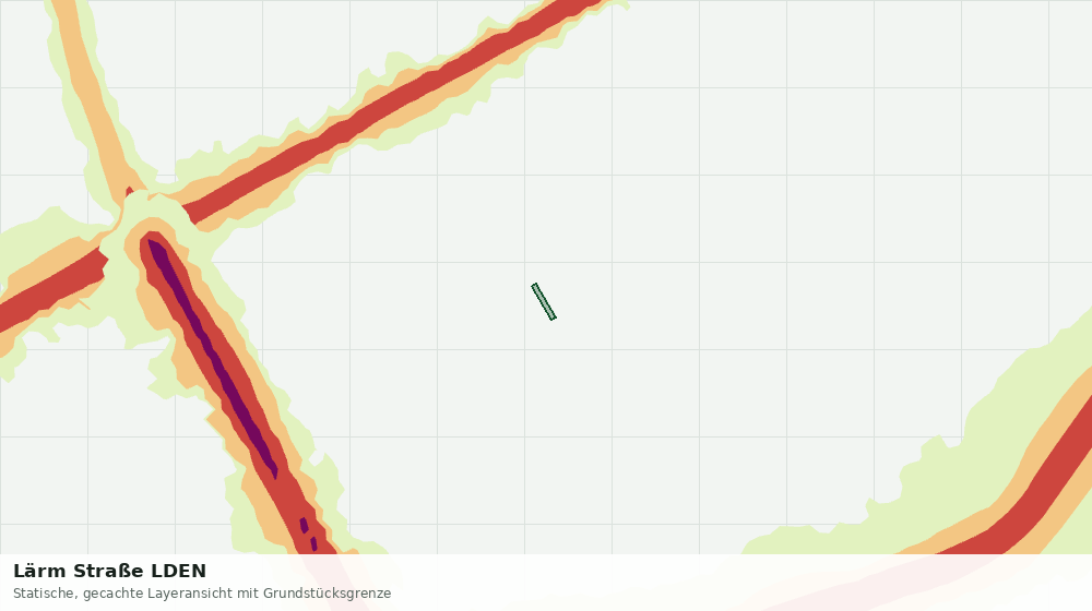 Statische Kartenansicht: Lärm Straße LDEN