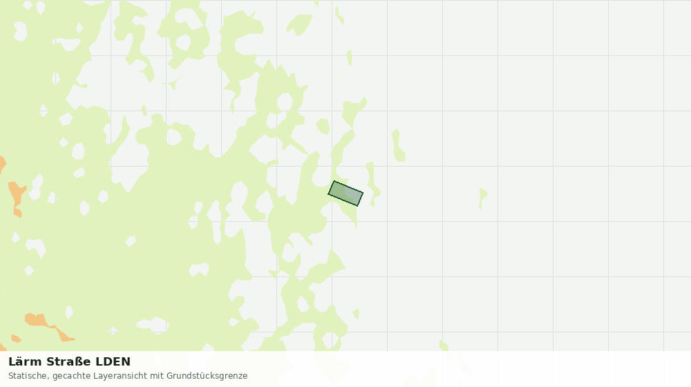 Statische Kartenansicht: Lärm Straße LDEN