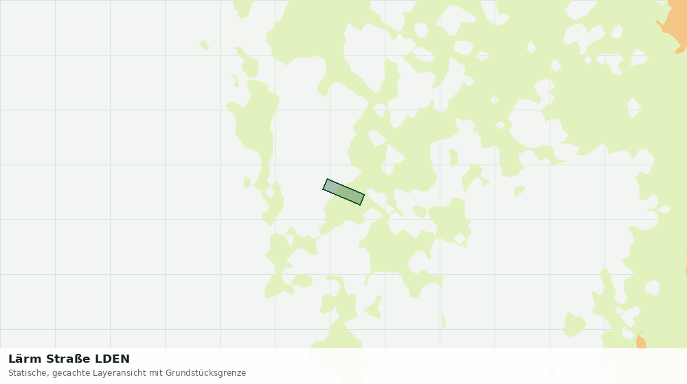 Statische Kartenansicht: Lärm Straße LDEN