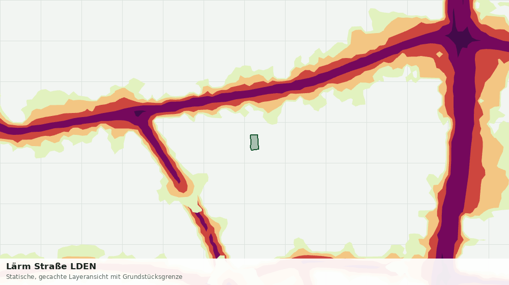 Statische Kartenansicht: Lärm Straße LDEN