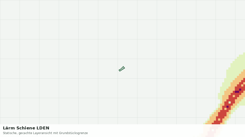 Statische Kartenansicht: Lärm Schiene LDEN