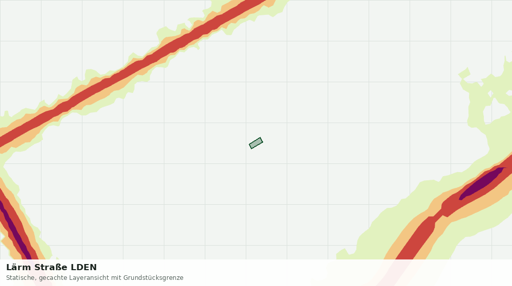 Statische Kartenansicht: Lärm Straße LDEN
