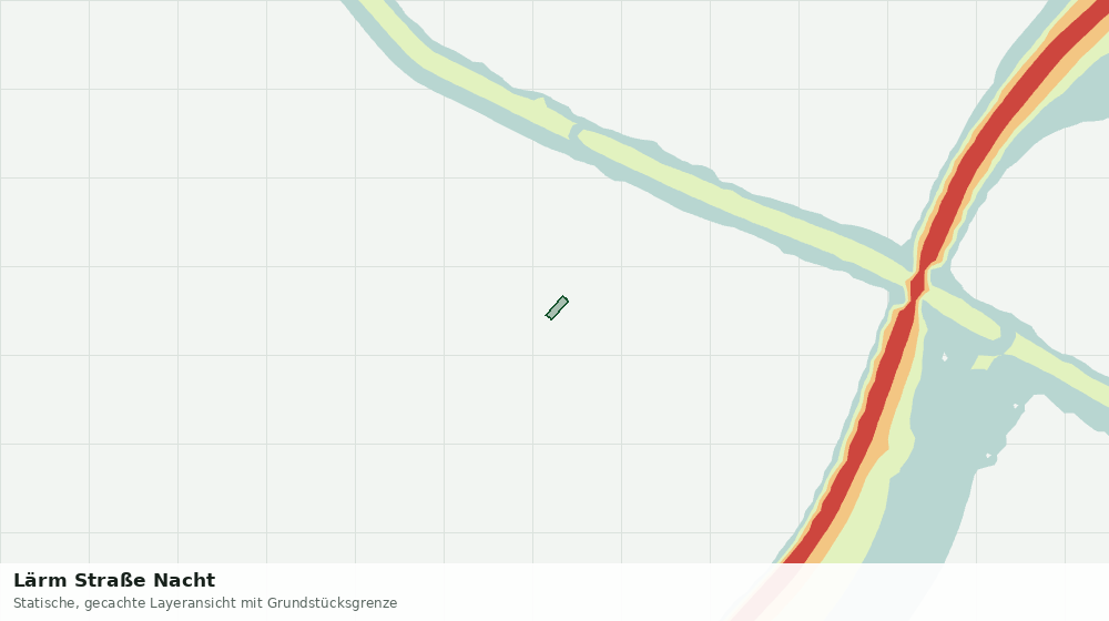 Statische Kartenansicht: Lärm Straße Nacht
