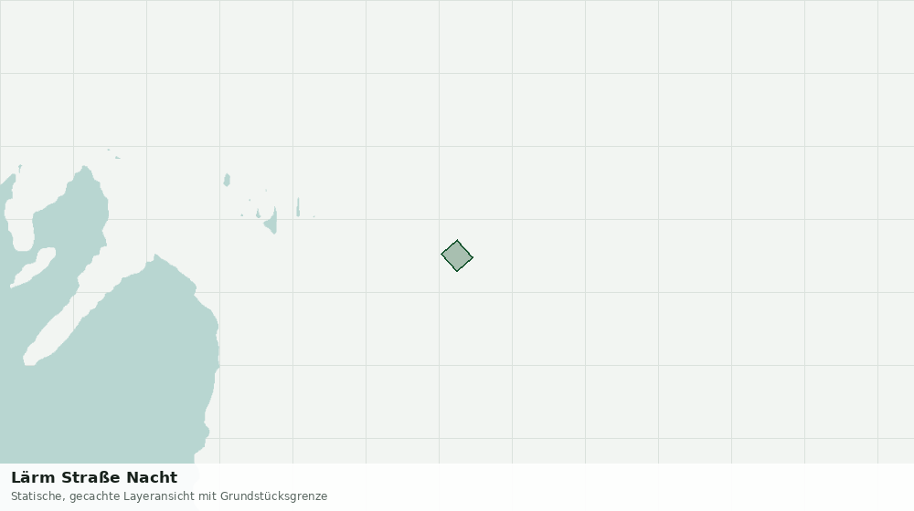 Statische Kartenansicht: Lärm Straße Nacht