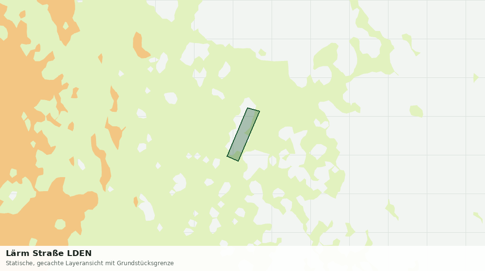 Statische Kartenansicht: Lärm Straße LDEN