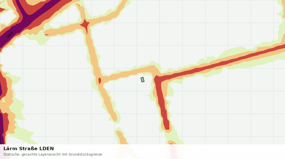 Statische Kartenansicht: Lärm Straße LDEN