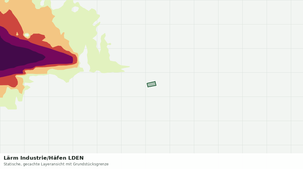 Statische Kartenansicht: Lärm Industrie/Häfen LDEN