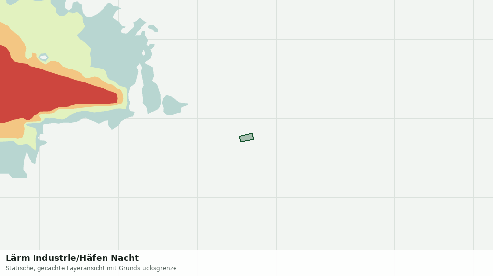 Statische Kartenansicht: Lärm Industrie/Häfen Nacht