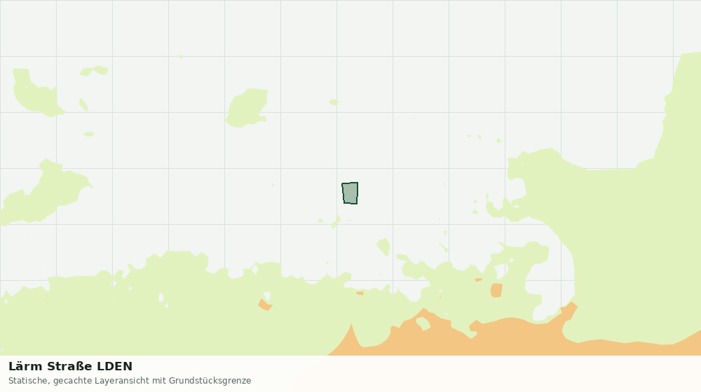 Statische Kartenansicht: Lärm Straße LDEN