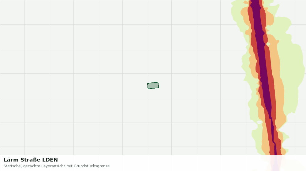 Statische Kartenansicht: Lärm Straße LDEN