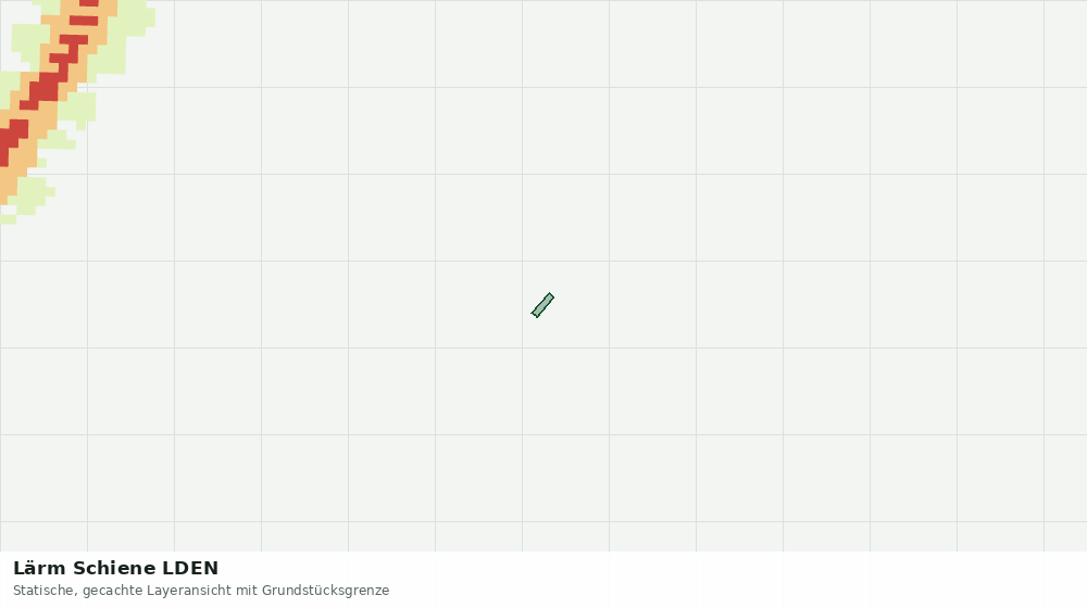Statische Kartenansicht: Lärm Schiene LDEN
