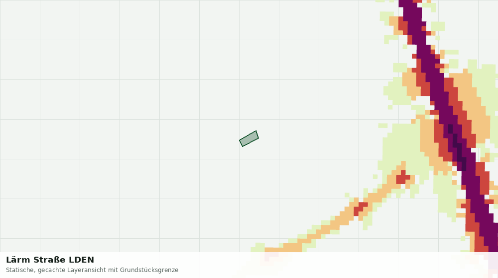 Statische Kartenansicht: Lärm Straße LDEN