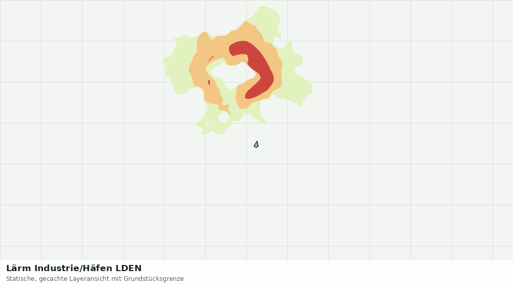 Statische Kartenansicht: Lärm Industrie/Häfen LDEN