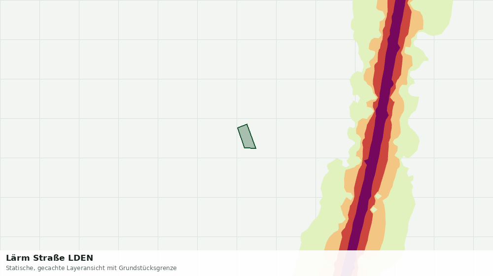 Statische Kartenansicht: Lärm Straße LDEN