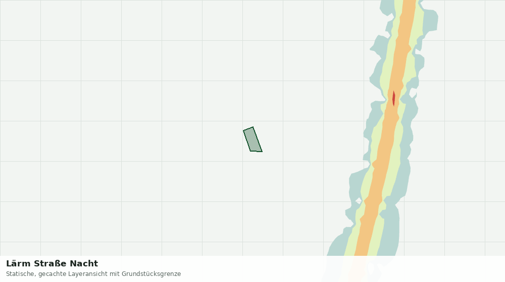 Statische Kartenansicht: Lärm Straße Nacht