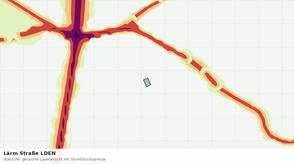 Statische Kartenansicht: Lärm Straße LDEN