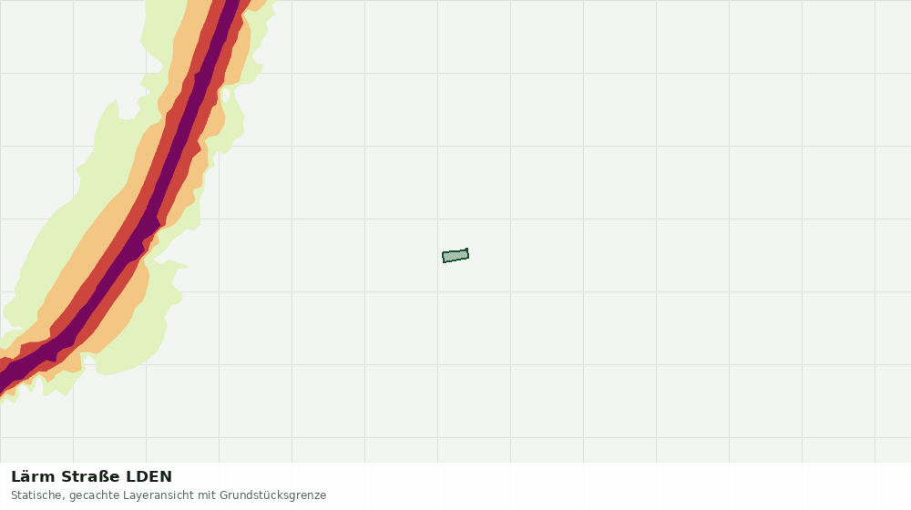 Statische Kartenansicht: Lärm Straße LDEN