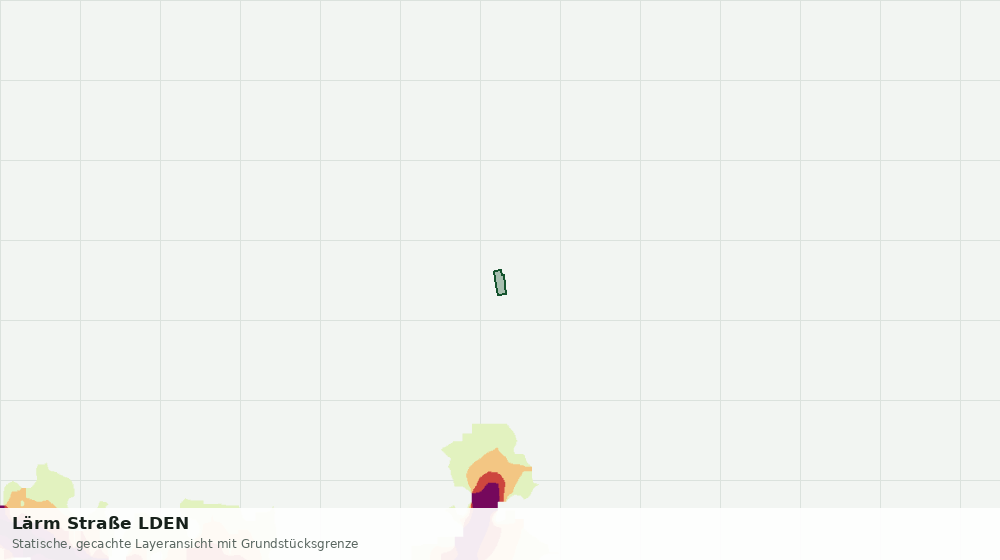 Statische Kartenansicht: Lärm Straße LDEN