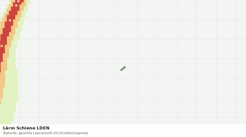 Statische Kartenansicht: Lärm Schiene LDEN