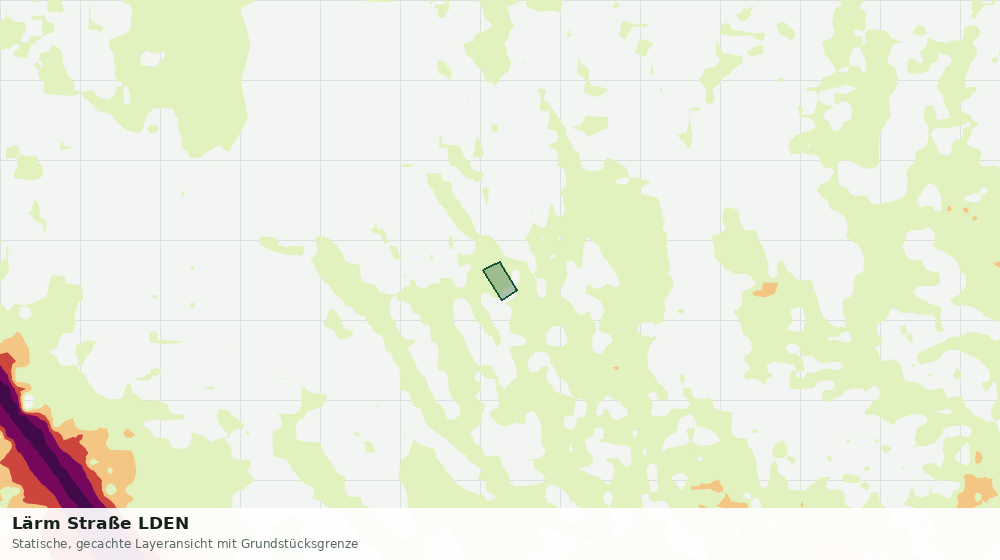 Statische Kartenansicht: Lärm Straße LDEN