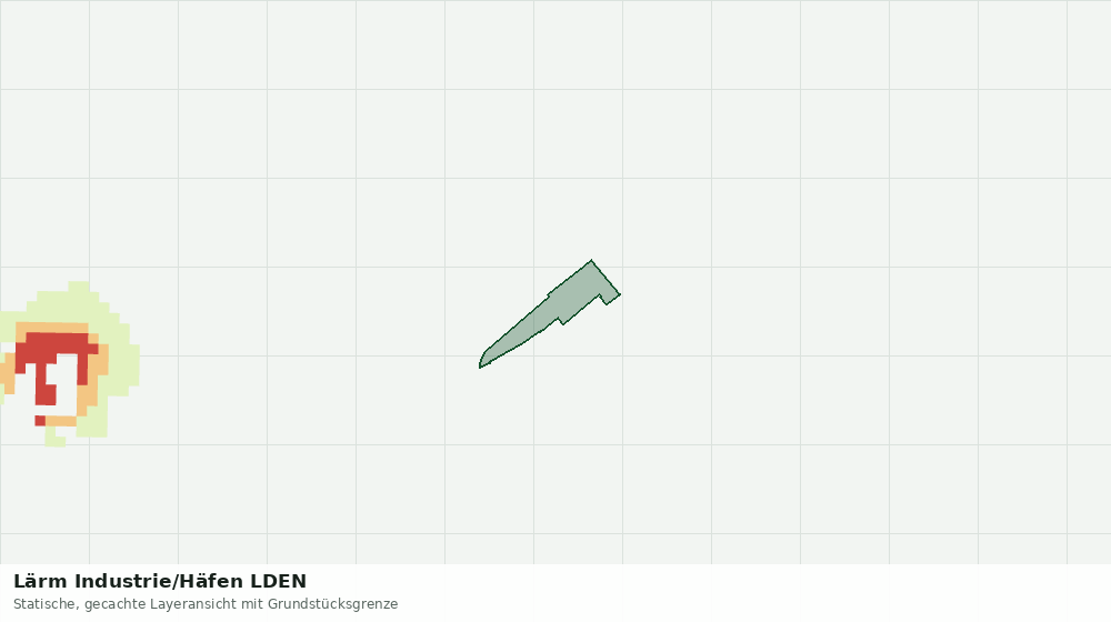 Statische Kartenansicht: Lärm Industrie/Häfen LDEN