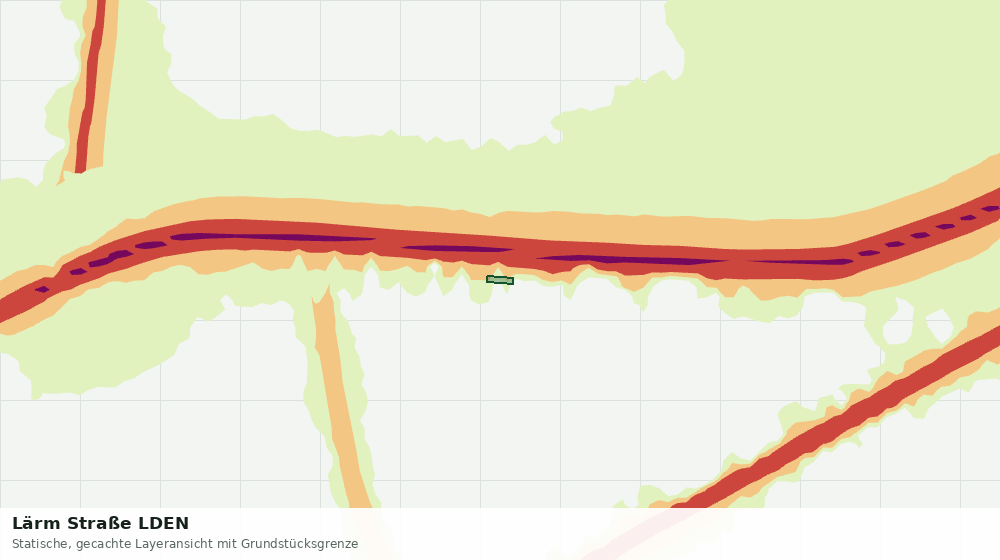 Statische Kartenansicht: Lärm Straße LDEN