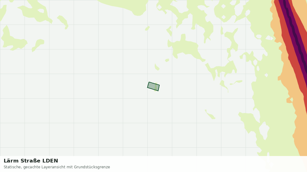 Statische Kartenansicht: Lärm Straße LDEN