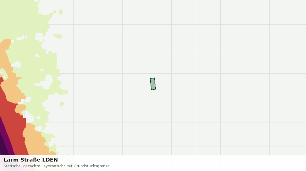Statische Kartenansicht: Lärm Straße LDEN