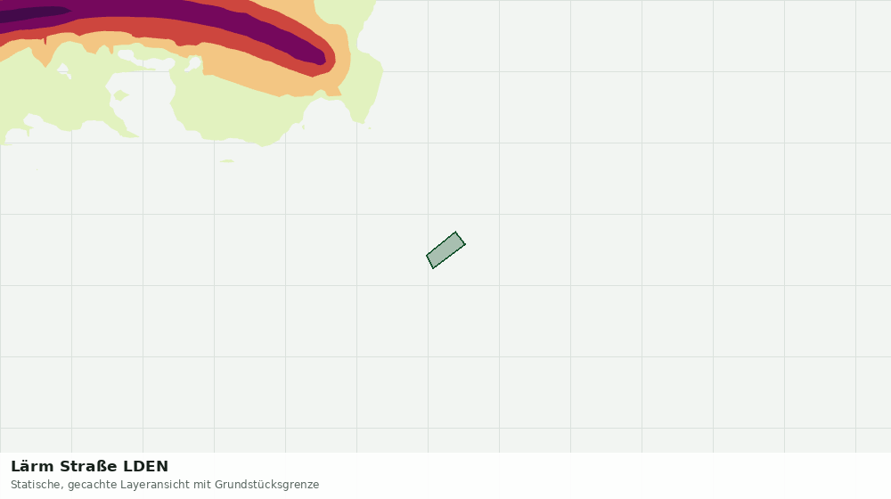 Statische Kartenansicht: Lärm Straße LDEN