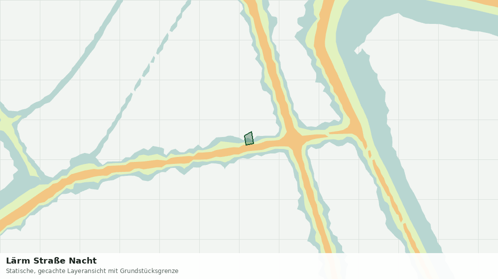 Statische Kartenansicht: Lärm Straße Nacht