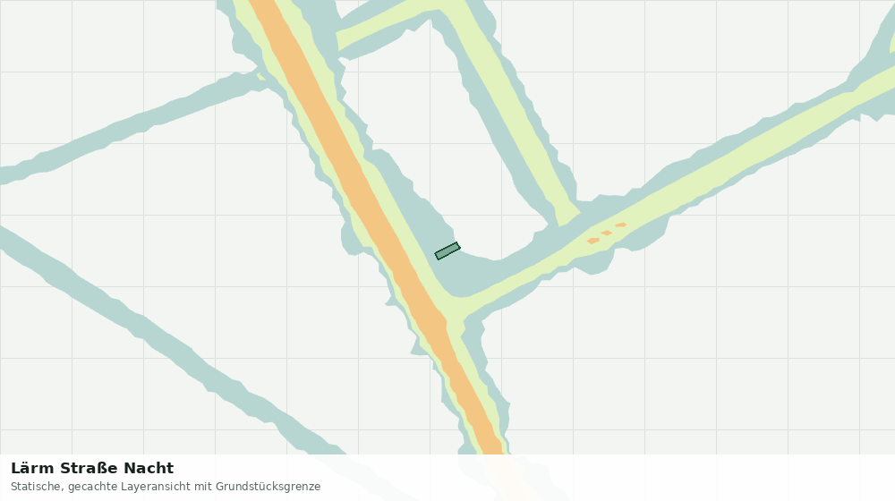 Statische Kartenansicht: Lärm Straße Nacht