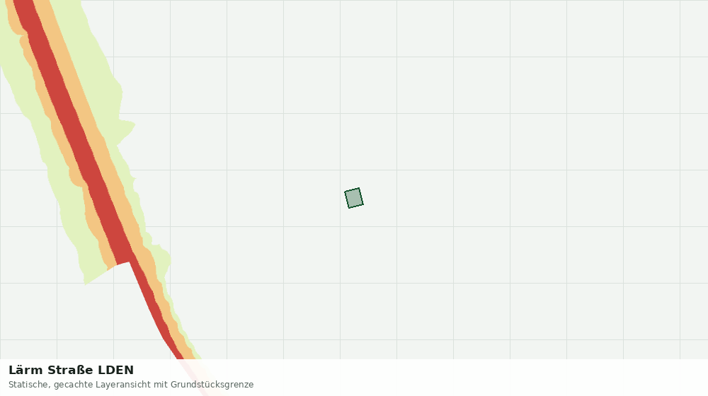 Statische Kartenansicht: Lärm Straße LDEN