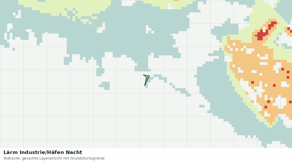 Statische Kartenansicht: Lärm Industrie/Häfen Nacht
