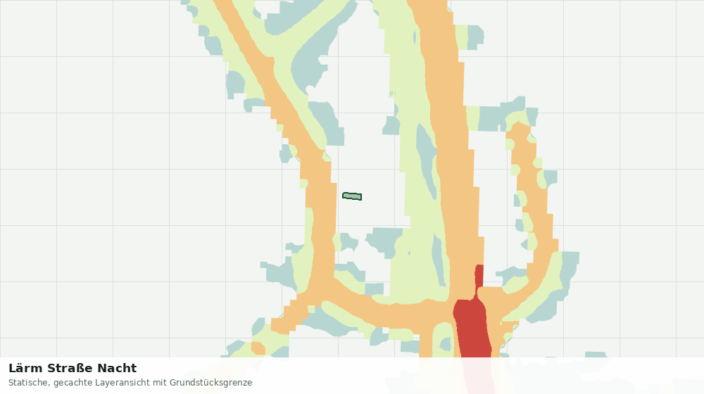 Statische Kartenansicht: Lärm Straße Nacht