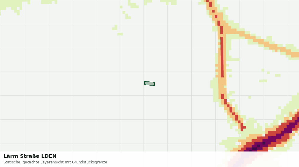 Statische Kartenansicht: Lärm Straße LDEN