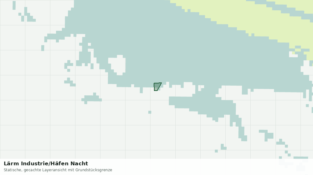 Statische Kartenansicht: Lärm Industrie/Häfen Nacht