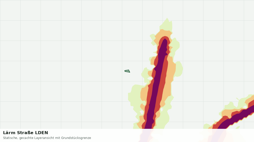 Statische Kartenansicht: Lärm Straße LDEN