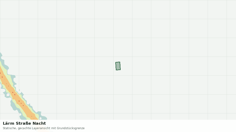 Statische Kartenansicht: Lärm Straße Nacht