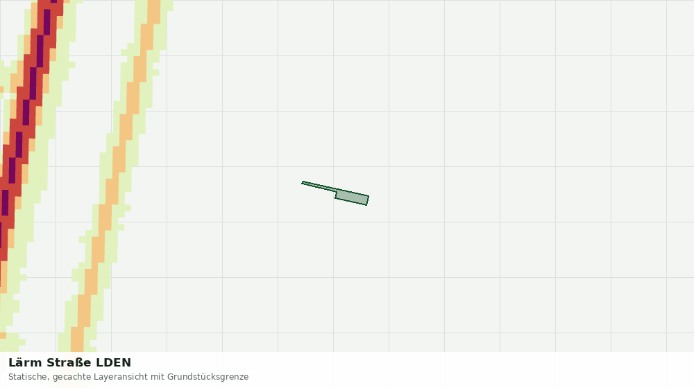 Statische Kartenansicht: Lärm Straße LDEN