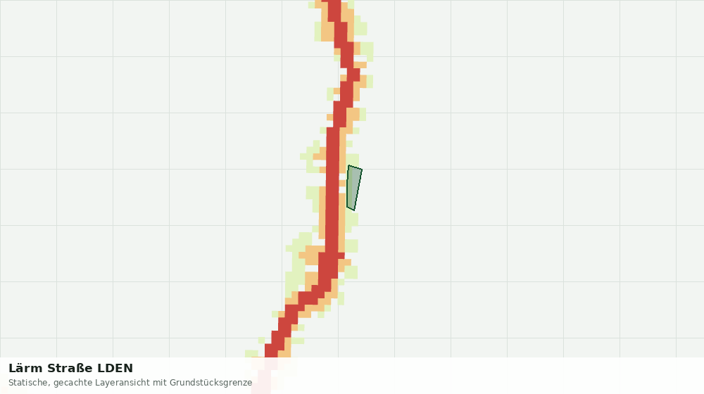 Statische Kartenansicht: Lärm Straße LDEN